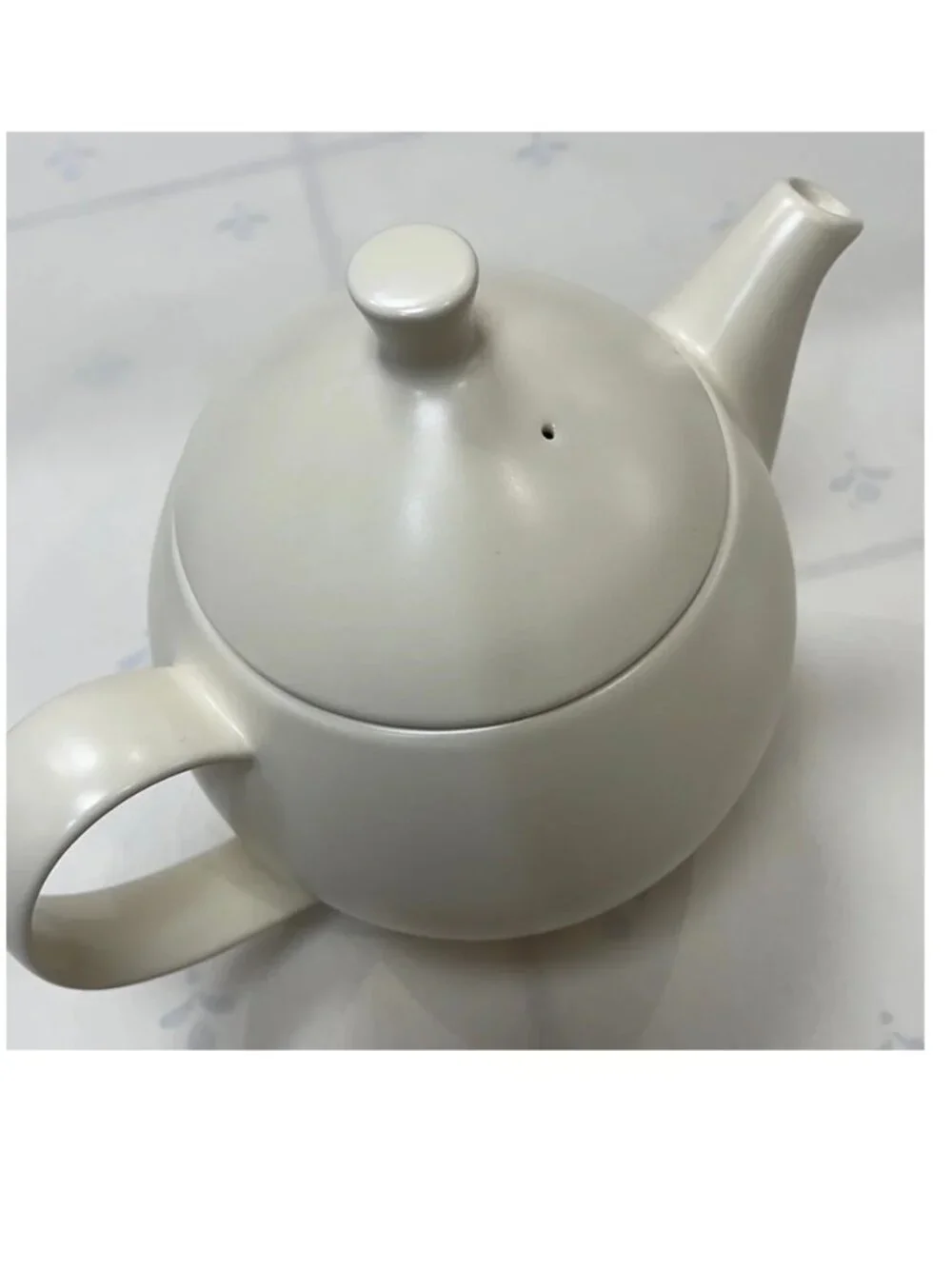 FORLIFE Dew Teapot w Basket Infuser 14 oz Natural Cotton NIB